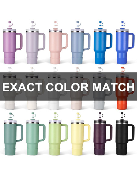 HYZ Juego 8 Accesorios para Taza Stanley H2.0 30/40oz Crema