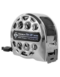 Cinta Métrica HOTBEST 7.5m Acero Inoxidable Doble Cara