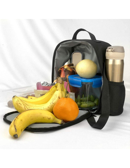 Caja de Almuerzo Aislada ZHXR Puck Fuego y Agua 26.7x20.3cm