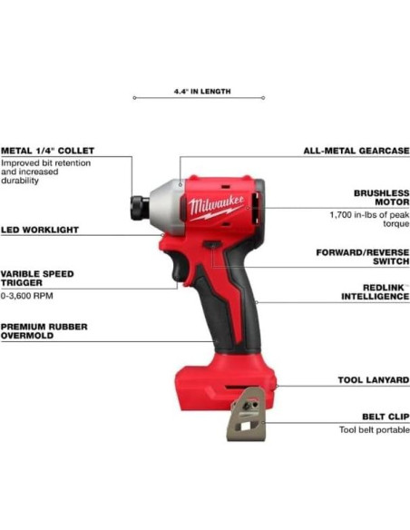 Kit Milwaukee M18 2 Herramientas Sin Escobillas Taladro/Impacto