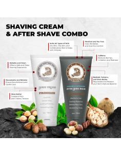 Combo de Afeitado Bossman Liquid Silk - Crema y Balsamo Stagecoach 2