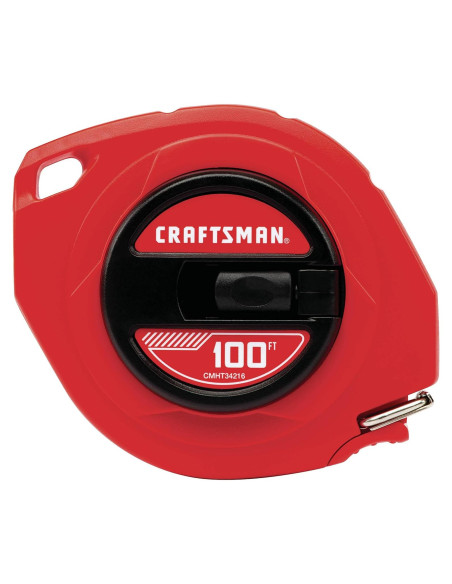 Cinta Métrica CRAFTSMAN 30,48 m con Cuchilla de Acero