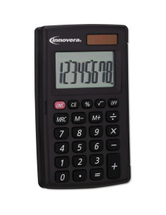 Calculadora de bolsillo Innovera 15921 LCD 8 dígitos 2