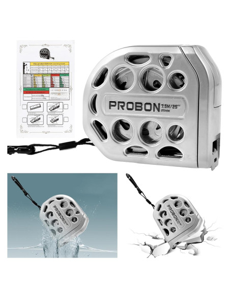 Cinta Métrica Retráctil LYIYEYAN 7.5m Acero Inoxidable Cinta Métrica Retráctil LYIYEYAN 7.5m Acero Inoxidable