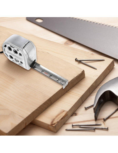 Cinta Métrica Retráctil LYIYEYAN 7.5m Acero Inoxidable