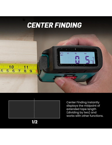 Cinta Métrica Digital ACPOTEL DT20 5m Pantalla Inteligente