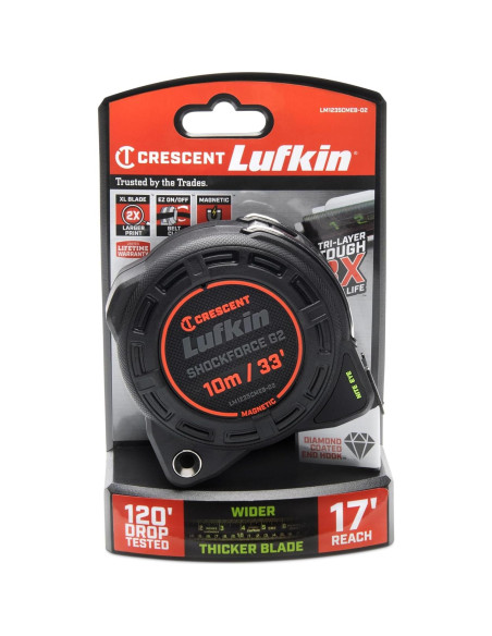 Cinta Métrica Magnética Crescent Lufkin 10M Nite Eye