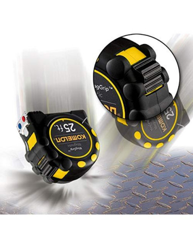 Cinta Métrica Komelon 7125 MagGrip 7.62m Punta Magnética