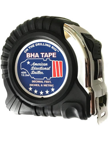 Cinta Métrica 12,19 m BHA Cuchilla Ancha Escala Ingeniero
