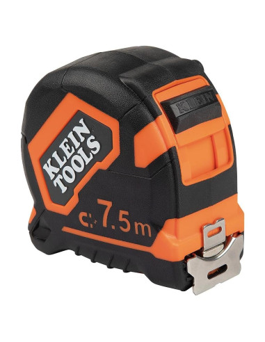 Cinta Métrica Klein Tools 7.5 m Doble Gancho Resistente