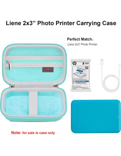 Funda de transporte Elonbo para impresora KODAK Step - Verde claro 2