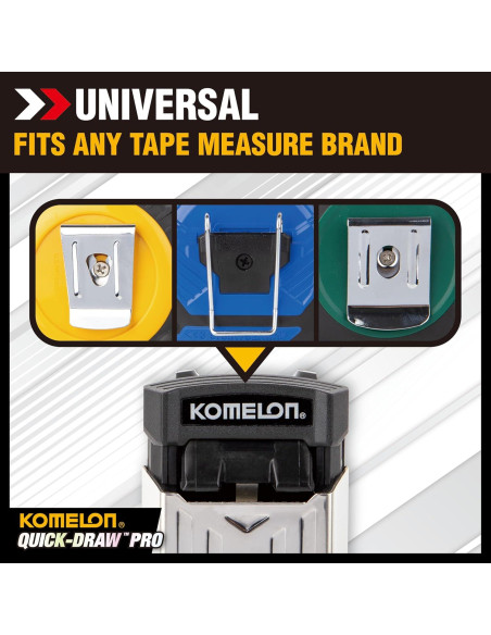 Soporte para Cinta Métrica Komelon Quick Draw Pro