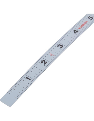 Cinta Métrica Plana Komelon F12 3.7m con Respaldo Adhesivo