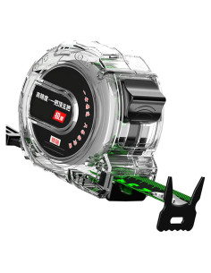 Cinta Métrica Retráctil Hilitand 5m Acero Inoxidable Gruesa