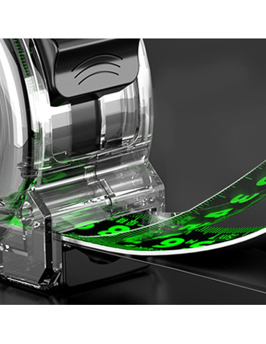 Cinta Métrica Retráctil Hilitand 5m Acero Inoxidable Gruesa