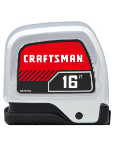 Cinta Métrica CRAFTSMAN 4.9m ChromeLock con Bloqueo