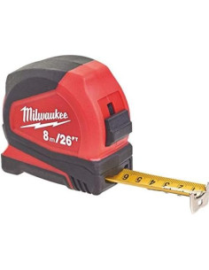 Cinta Métrica Milwaukee 8m Pro Compacta Roja 2
