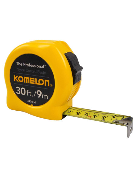 Cinta Métrica Komelon 4930IM 9 m con Estuche Ergonómico