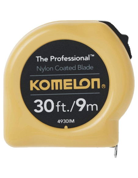 Cinta Métrica Komelon 4930IM 9 m con Estuche Ergonómico