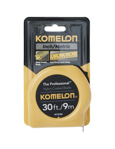 Cinta Métrica Komelon 4930IM 9 m con Estuche Ergonómico