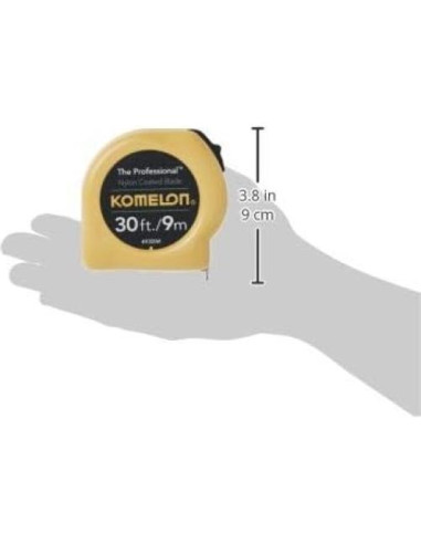 Cinta Métrica Komelon 4930IM 9 m con Estuche Ergonómico