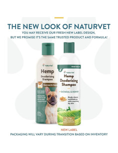 Champú Desodorante para Perros NaturVet - Avena y Miel 453 g 2