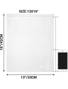 Bolsas de Envío para Ropa ENPOINT 100pcs 33x41 cm Cierre Frosted 2