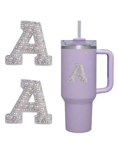 Calcomanías Iniciales de Perlas Kapitomanio para Tazas