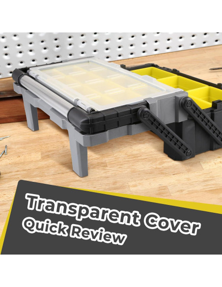 Caja de herramientas 18" Olympia Tools con compartimentos