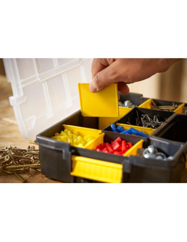 Organizador apilable Stanley STST1-70720 Multicolor 10 compartimentos