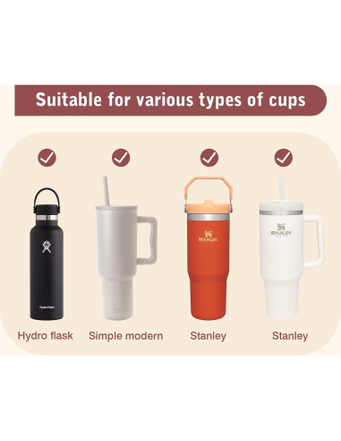 Charm para Taza Stanley - 2 Piezas con Letras Personalizadas