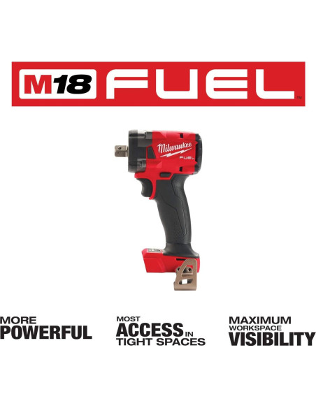 Llave de Impacto Compacta Milwaukee M18 FUEL 1/2" 339,83 Nm Llave de Impacto Compacta Milwaukee M18 FUEL 1/2" 339,83 Nm