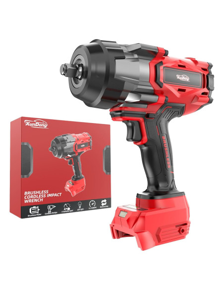 Llave de impacto inalámbrica 1/2" XunDong 2200Nm 18V