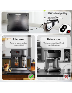 Bandeja Deslizante para Cafetera OhGosh 33x40cm Negro 2