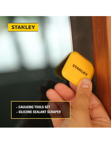 Kit de Herramientas de Alisado Stanley 4 en 1 para Selladores