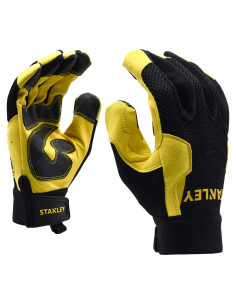 Guantes de Seguridad Stanley de Cuero Sintético - Extra Grande