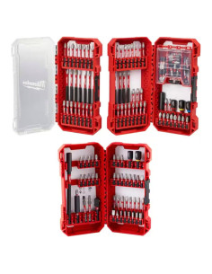 Conjunto de Brocas y Puntas Milwaukee 100 Piezas Acero