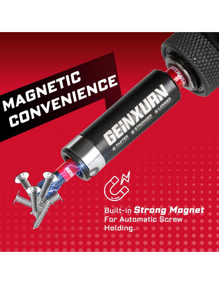 Set 51 Puntas Destornillador PH2 Geinxurn Anti-deslizante