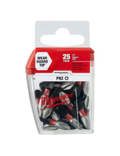 Puntas Milwaukee Shockwave Phillips 25-Pack 2,54 cm