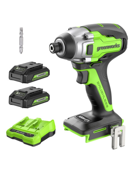 Destornillador de Impacto Greenworks 24V 2650 Nm 3 Velocidades