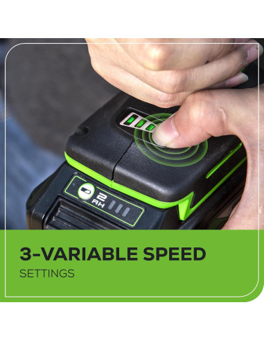 Destornillador de Impacto Greenworks 24V 2650 Nm 3 Velocidades