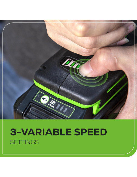 Destornillador de Impacto Greenworks 24V 2650 Nm 3 Velocidades