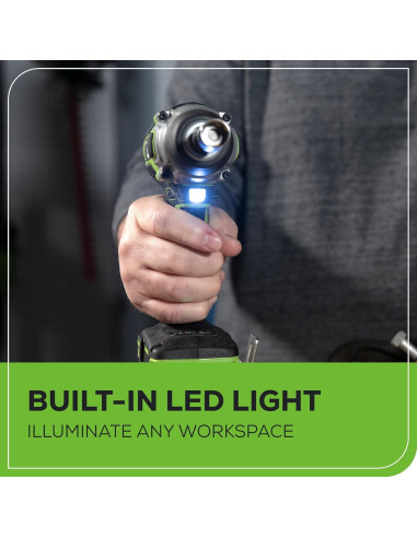 Destornillador de Impacto Greenworks 24V 2650 Nm 3 Velocidades