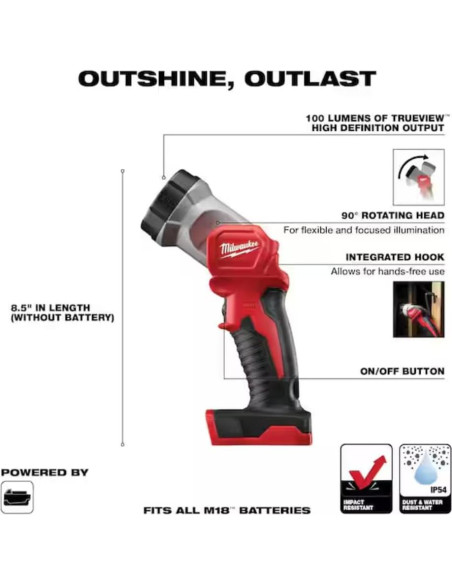 Kit Inalámbrico Milwaukee M18 7 Herramientas 18V con Baterías