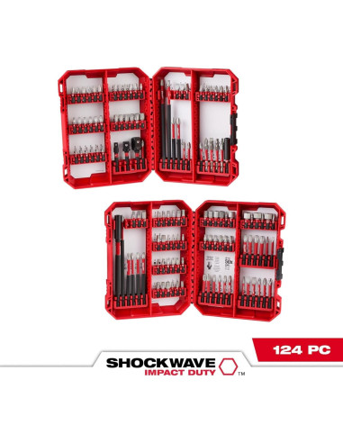 Conjunto de Puntas de Impacto Milwaukee 124PC - 48-32-4034