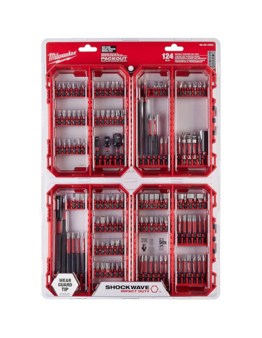 Conjunto de Puntas de Impacto Milwaukee 124PC - 48-32-4034
