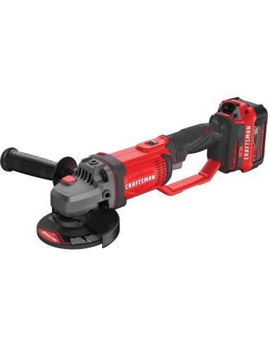 Amoladora Angular CRAFTSMAN V20 11,43 cm Batería y Cargador