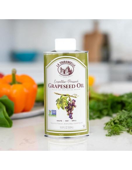 Aceite de Semilla de Uva La Tourangelle 500 ml Prensado en Frío