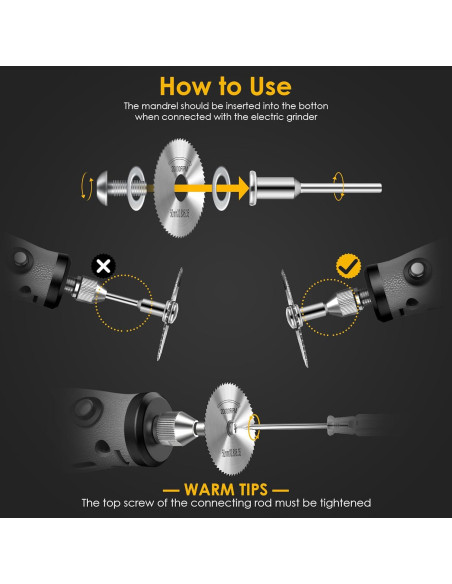 Juego de 44 Piezas de Ruedas de Corte Kuenuilr para Bricolaje
