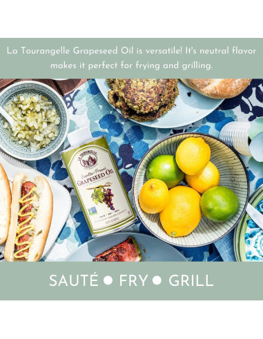 Aceite de Semilla de Uva La Tourangelle 500 ml Prensado en Frío